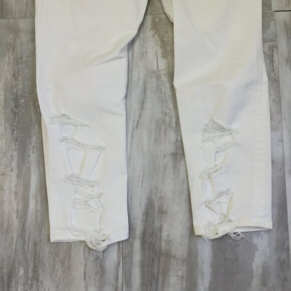 NWT American Eagle Super Stretch X Distressed Hi-Rise Jegging Crop Jean 12s - Picture 9 of 12